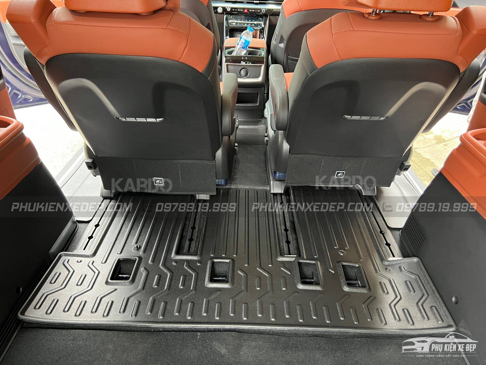 Thảm Lót Sàn Ô Tô Kardo KIA Carnival 2022 - Nay - Đồ chơi xe hơi, phụ kiện ô tô, trang trí xe hơi - góc nhìn 5
