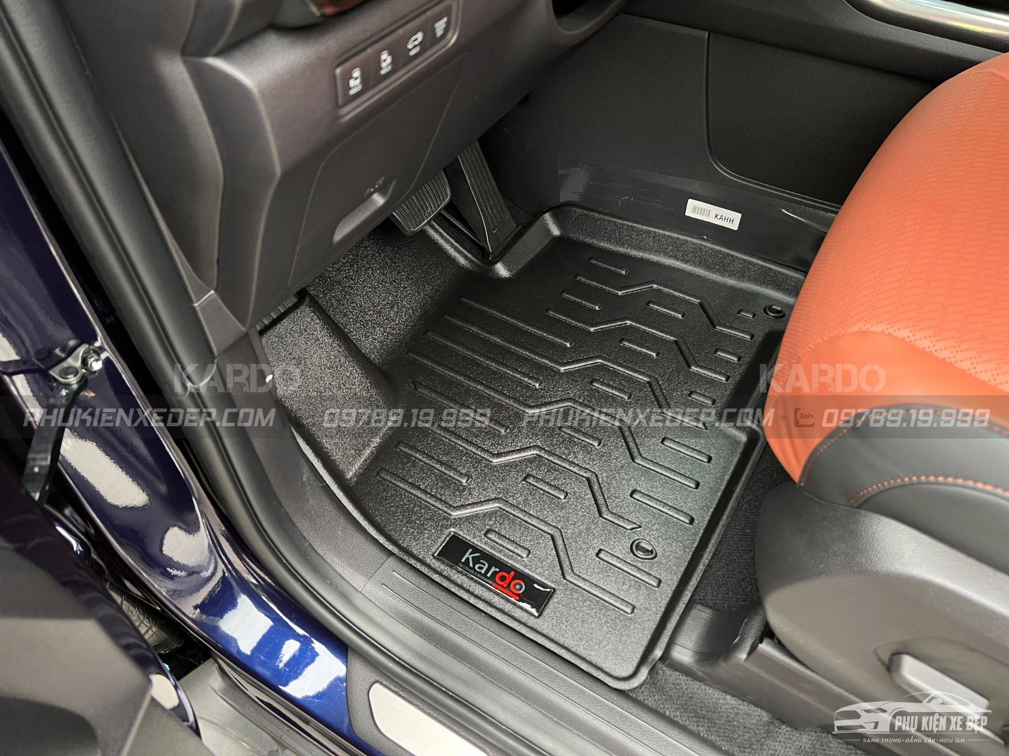 Thảm Lót Sàn Ô Tô Kardo KIA Carnival 2022 - Nay - Đồ chơi xe hơi, phụ kiện ô tô, trang trí xe hơi - góc nhìn 2