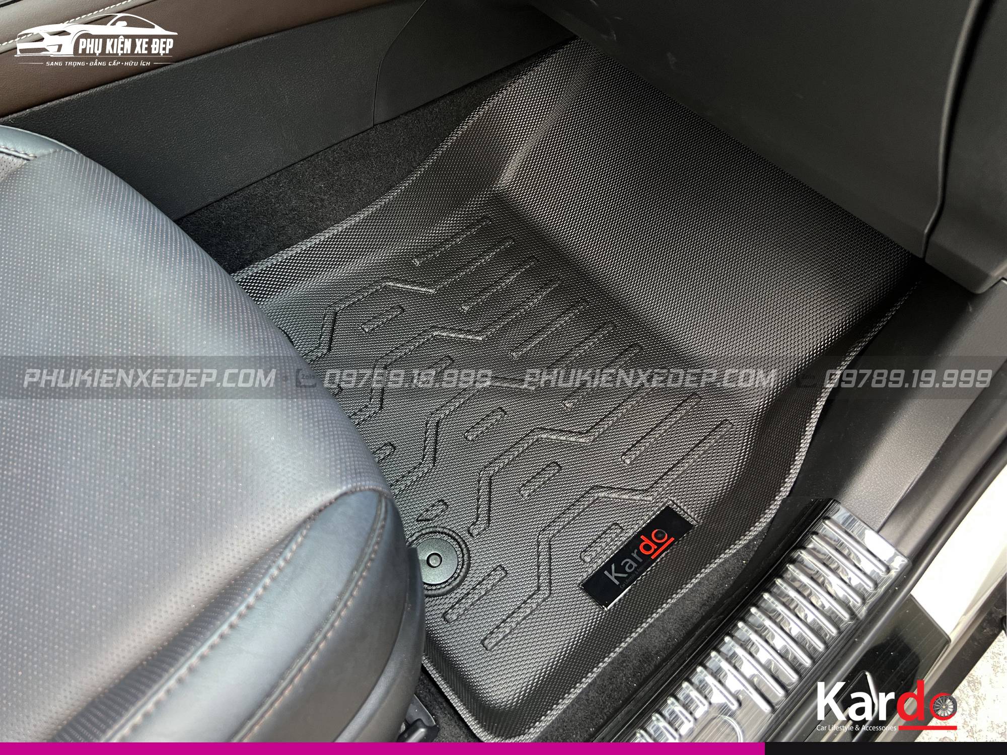 Thảm Lót Sàn Ô Tô Kardo Mazda3 - Đồ chơi xe hơi, phụ kiện ô tô, trang trí xe hơi - góc nhìn 5