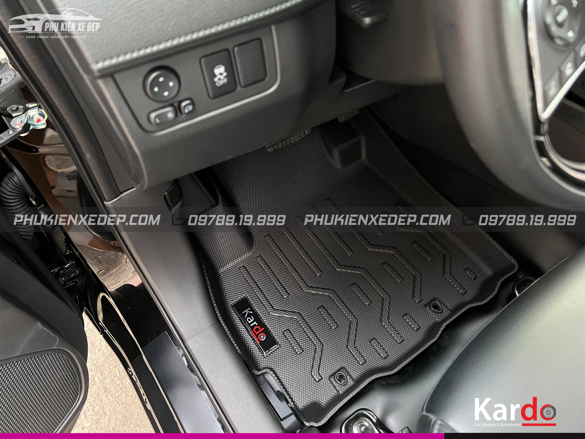 Thảm Lót Sàn Ô Tô Kardo Mitsubishi Xpander - Đồ chơi xe hơi, phụ kiện ô tô, trang trí xe hơi - góc nhìn 2