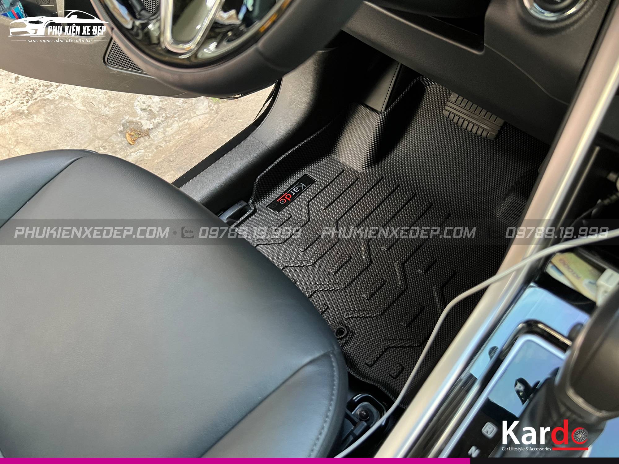 Thảm Lót Sàn Ô Tô Kardo Mitsubishi Xpander - Đồ chơi xe hơi, phụ kiện ô tô, trang trí xe hơi - góc nhìn 5