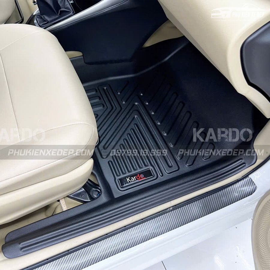 Thảm Lót Sàn Ô Tô Kardo Toyota Vios 2018 - Nay - Đồ chơi xe hơi, phụ kiện ô tô, trang trí xe hơi - góc nhìn 2