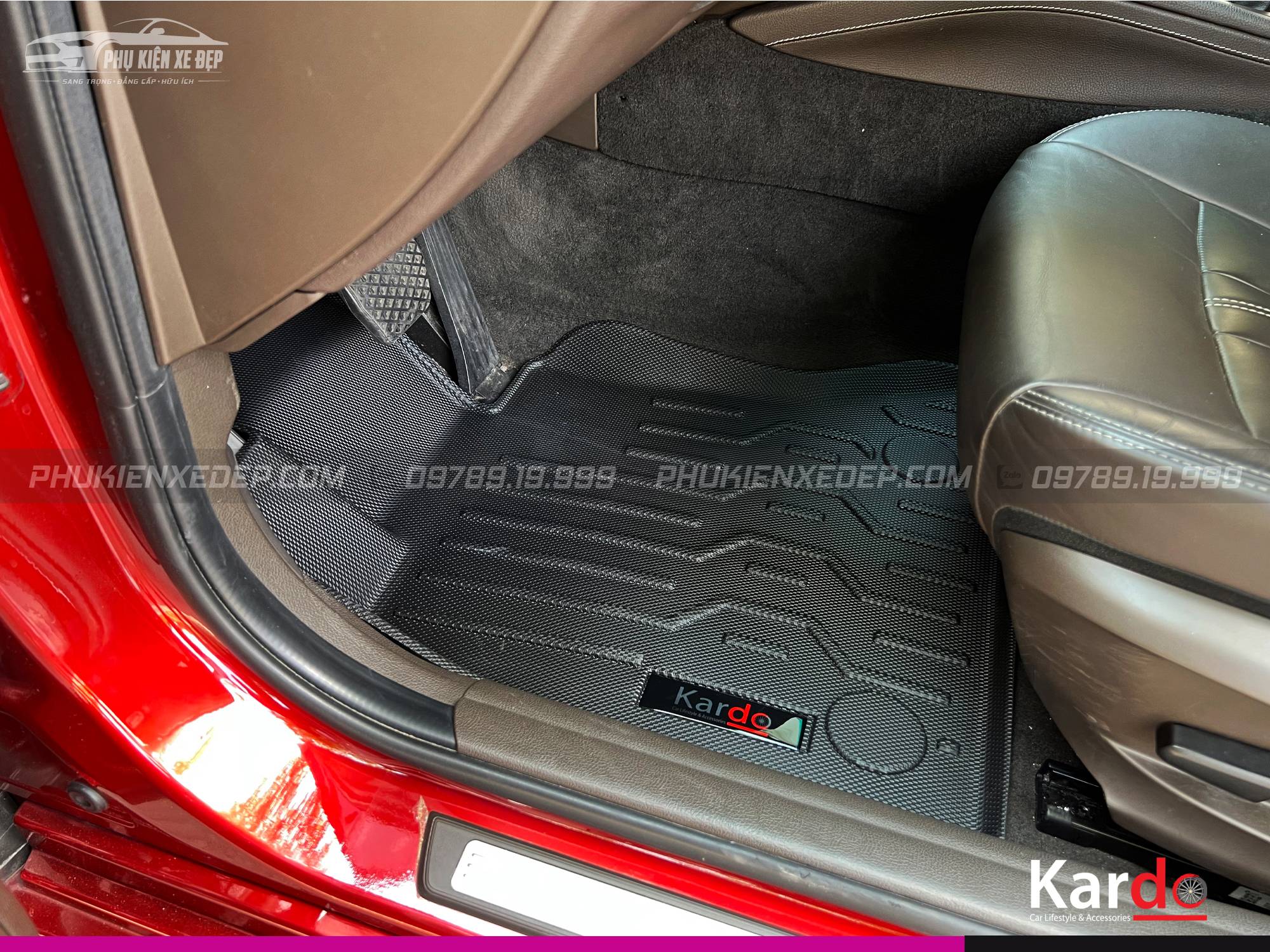 Thảm Lót Sàn Ô Tô Kardo Vinfast Lux A - Đồ chơi xe hơi, phụ kiện ô tô, trang trí xe hơi - góc nhìn 2