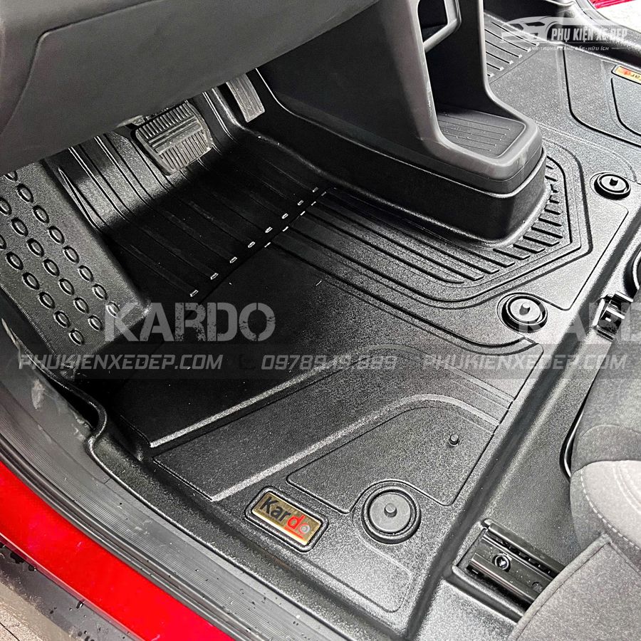 Thảm Lót Sàn Ô Tô Kardo Vinfast VF3 - Đồ chơi xe hơi, phụ kiện ô tô, trang trí xe hơi - góc nhìn 2