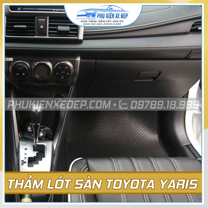 Thảm lót sàn ô tô Kata Thái Lan Toyota Yaris - góc nhìn 3