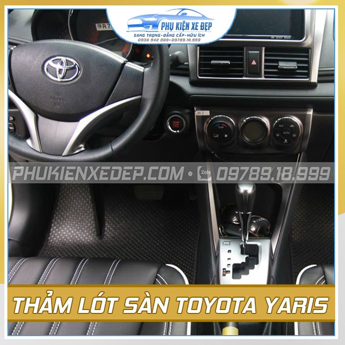Thảm lót sàn ô tô Kata Thái Lan Toyota Yaris - góc nhìn 4