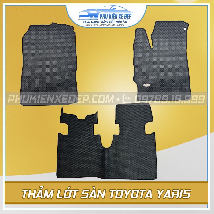 Thảm lót sàn ô tô Kata Thái Lan Toyota Yaris - góc nhìn 5
