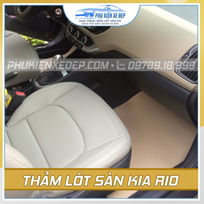 Thảm lót sàn ô tô Kata KIA Rio - góc nhìn 3