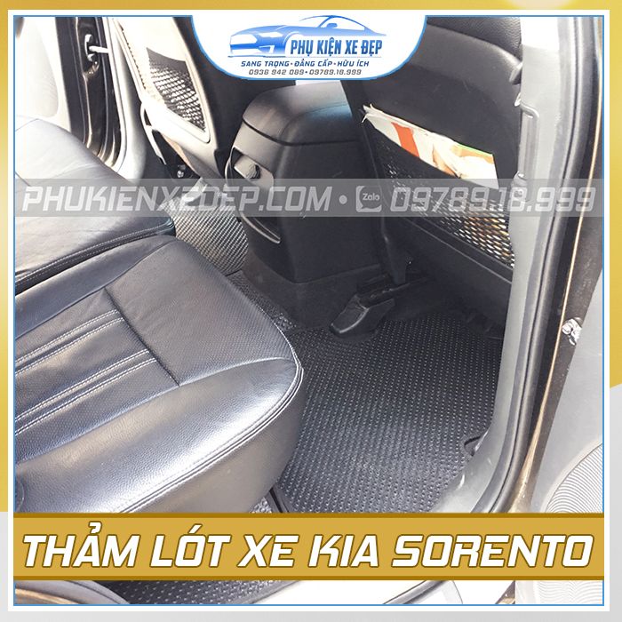 Thảm lót sàn ô tô Kata Kia Sorento - góc nhìn 3