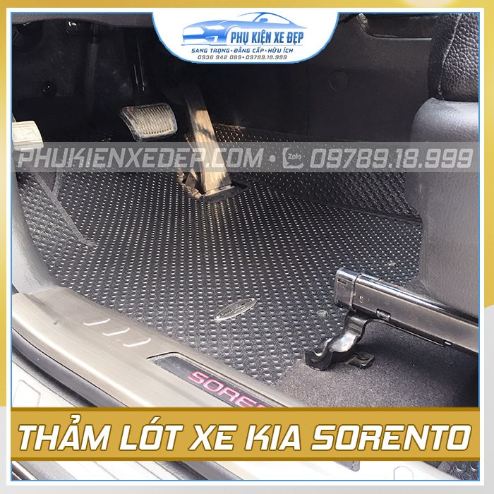 Thảm lót sàn ô tô Kata Kia Sorento - góc nhìn 4