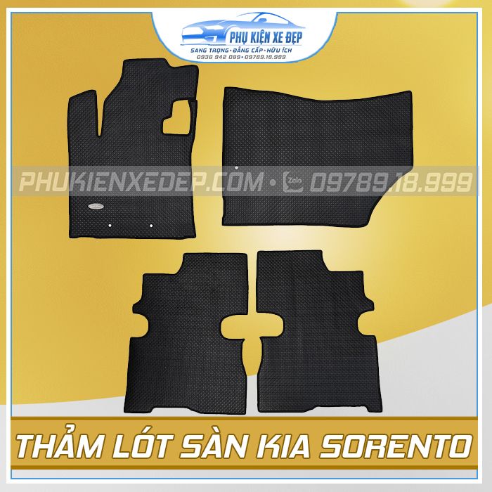 Thảm lót sàn ô tô Kata Kia Sorento - góc nhìn 5