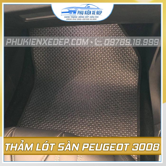 Thảm lót sàn ô tô Kata Peugeot 3008 - góc nhìn 3