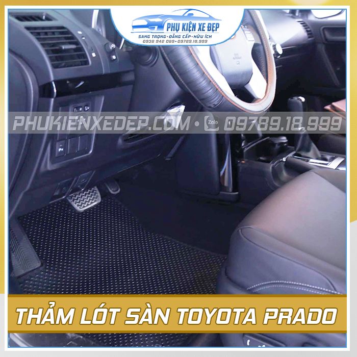 Thảm lót sàn ô tô Kata Thái Lan Toyota Land Cruiser Prado - góc nhìn 3