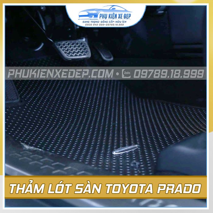 Thảm lót sàn ô tô Kata Thái Lan Toyota Land Cruiser Prado - góc nhìn 4