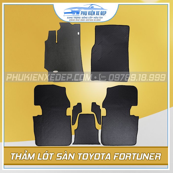 Thảm lót sàn ô tô Kata Toyota Fortuner - hình ảnh sản phẩm