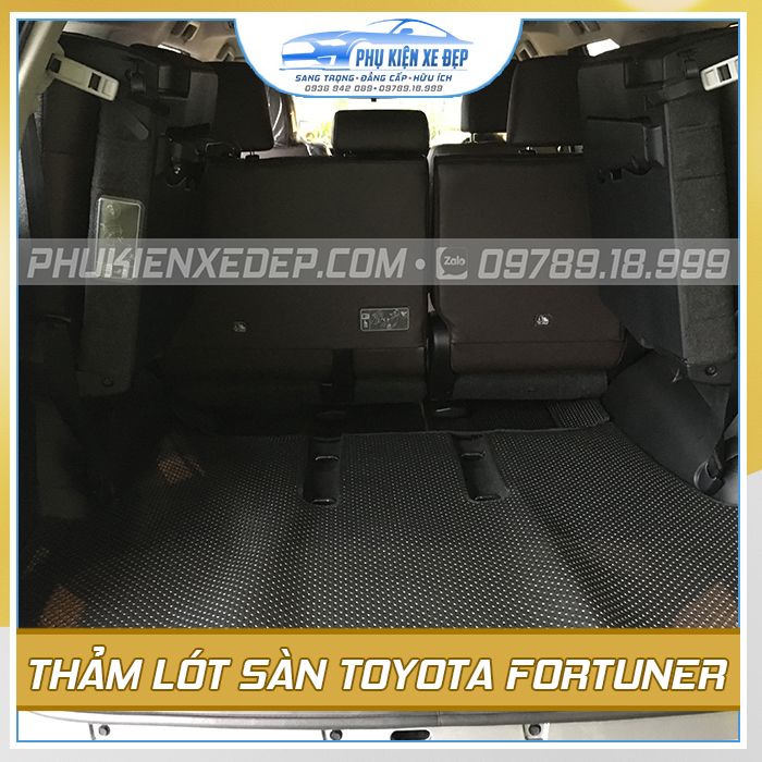 Thảm lót sàn ô tô Kata Toyota Fortuner - góc nhìn 4
