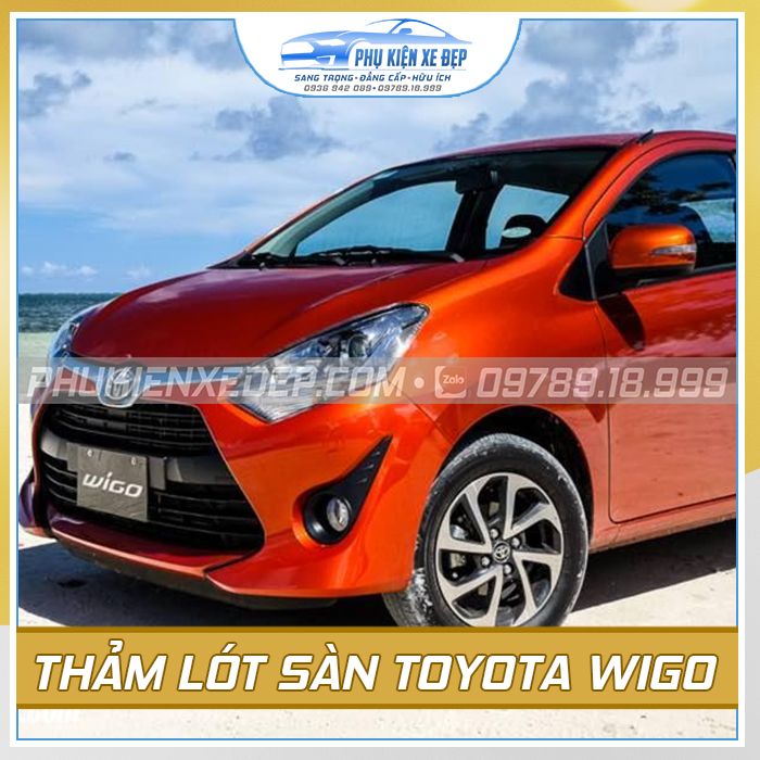 Thảm lót sàn ô tô Kata Thái Lan Toyota Wigo - góc nhìn 5