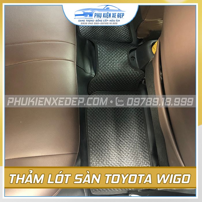 Thảm lót sàn ô tô Kata Thái Lan Toyota Wigo - góc nhìn 3