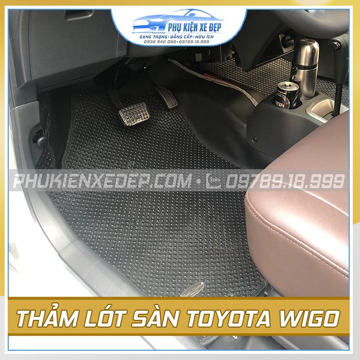 Thảm lót sàn ô tô Kata Thái Lan Toyota Wigo - góc nhìn 2