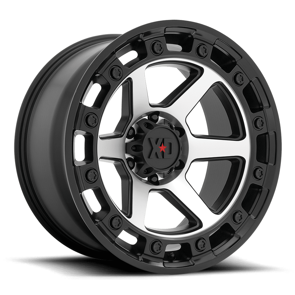 XD862 Raid Satin Black Machine 20"/6x139.7 - Lốp Xe Hải Triều