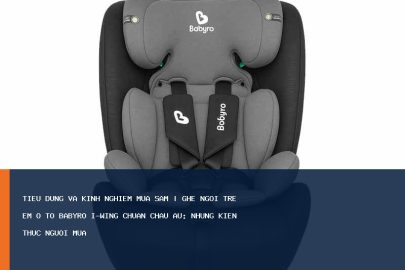 Ghế Ngồi Trẻ Em Ô Tô BABYRO I-WING Chuẩn Châu Âu: những kiến thức người mua nê